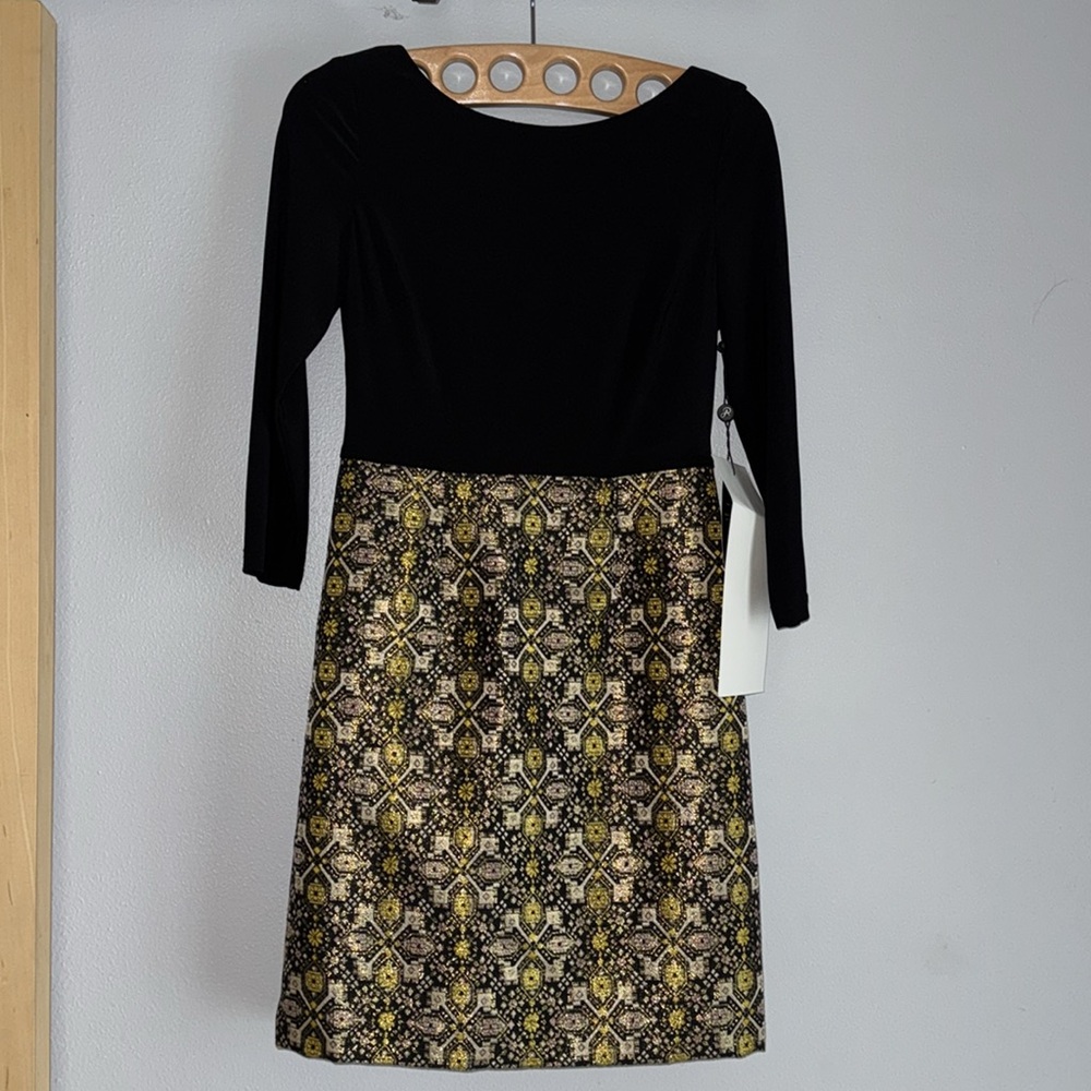 Adrianna Papel dress Jacquard and Jersey